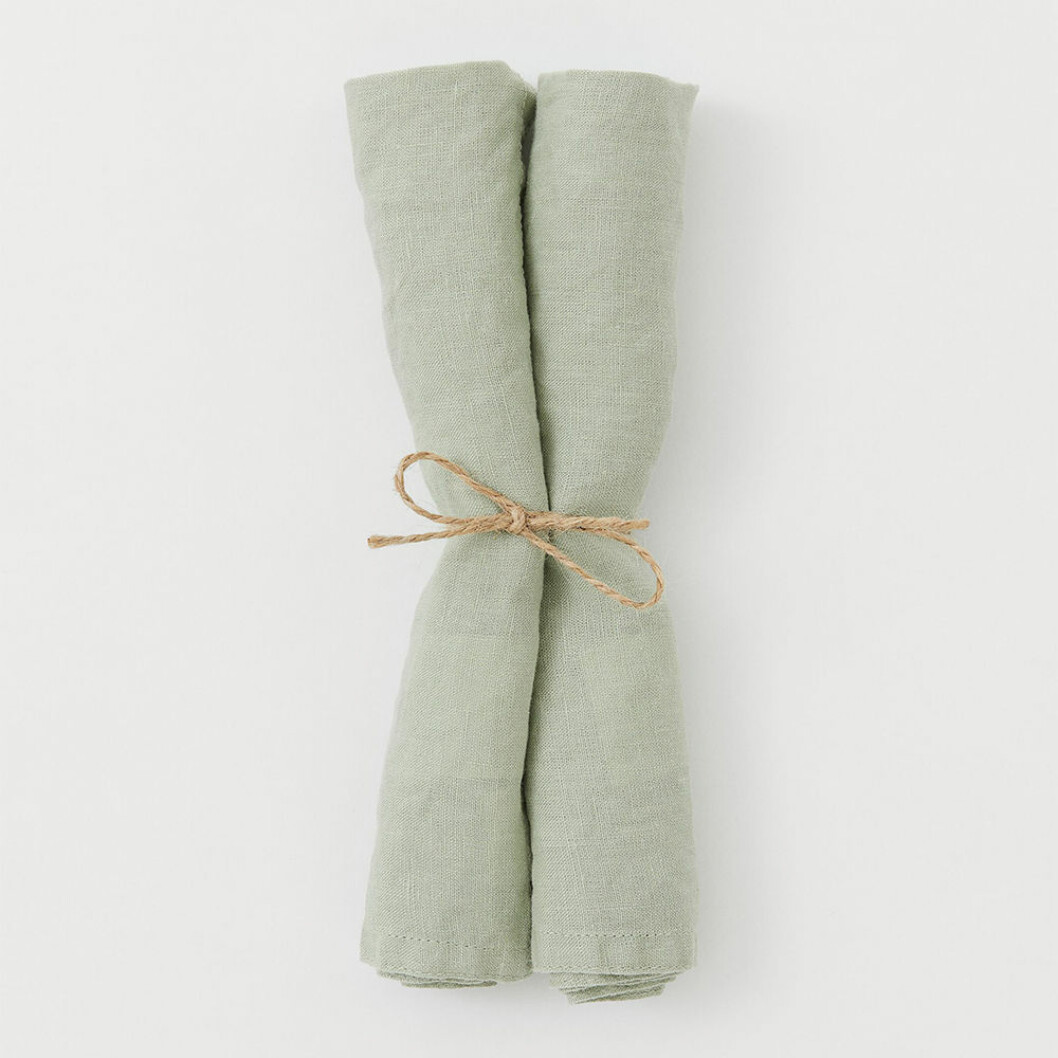 linneservetter från H&M Home