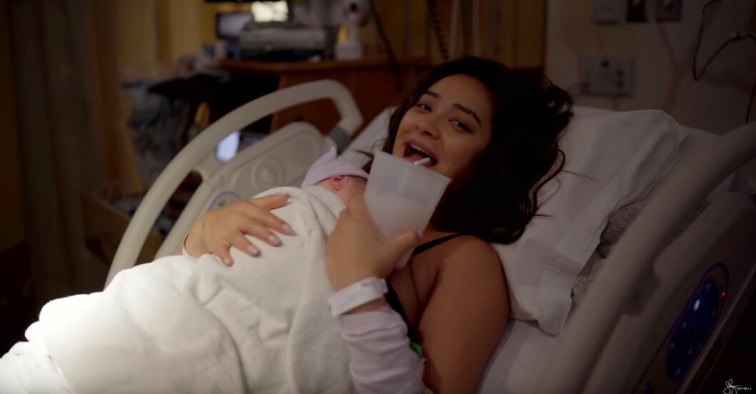 Hej baby mama! Foto: Shay Mitchell Shay Mitchell förlossningsvideo