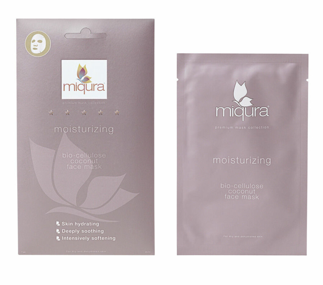 Moisturizing sheet mask, 90 kr, Miqura.