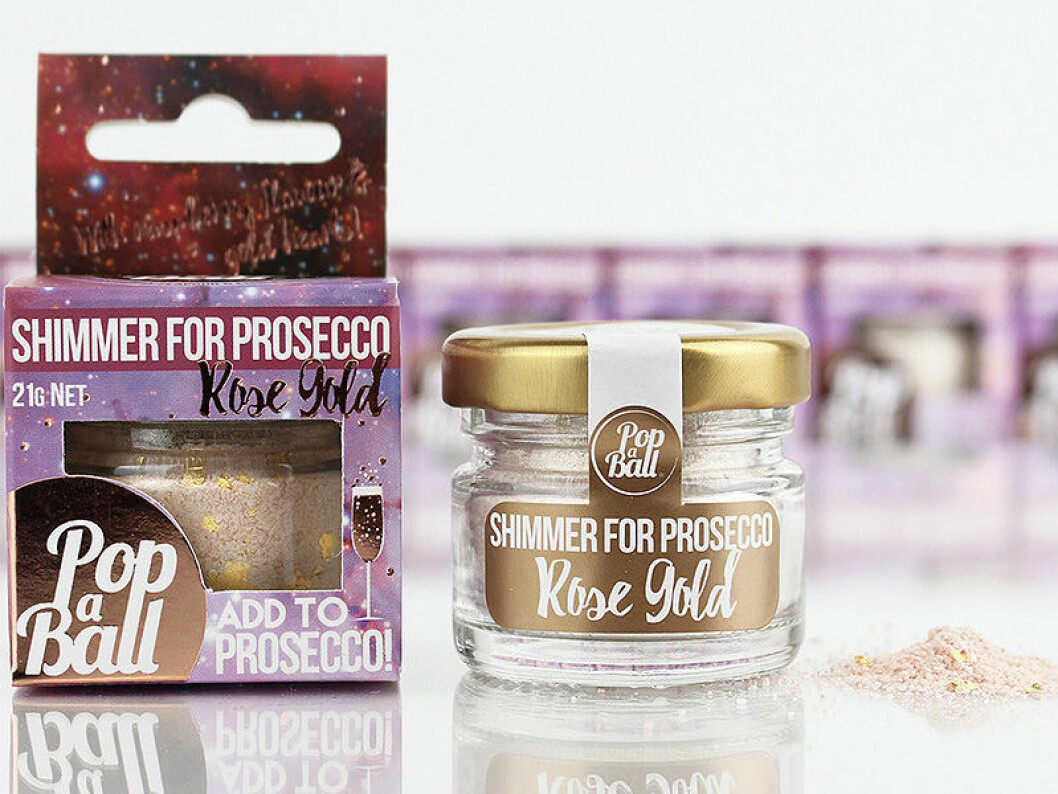 Shimmer for prosecco. Shimmer for prosecco.