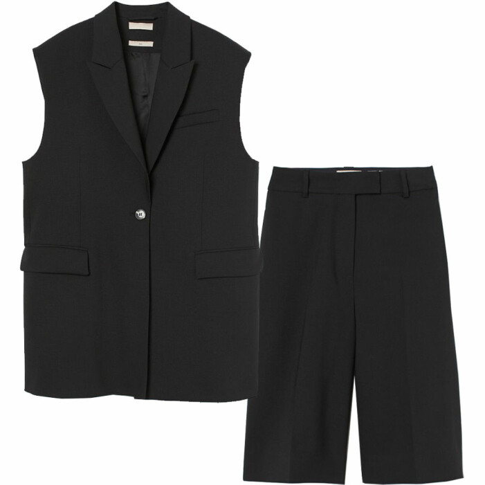 shorts och väst i ull från H&M premium