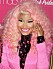 Nicki Minaj i rosa hår