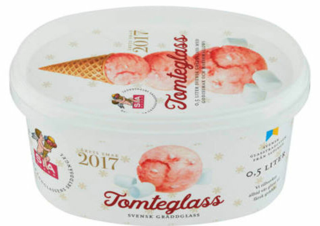 Tomteglass. Tomteglass från SIA