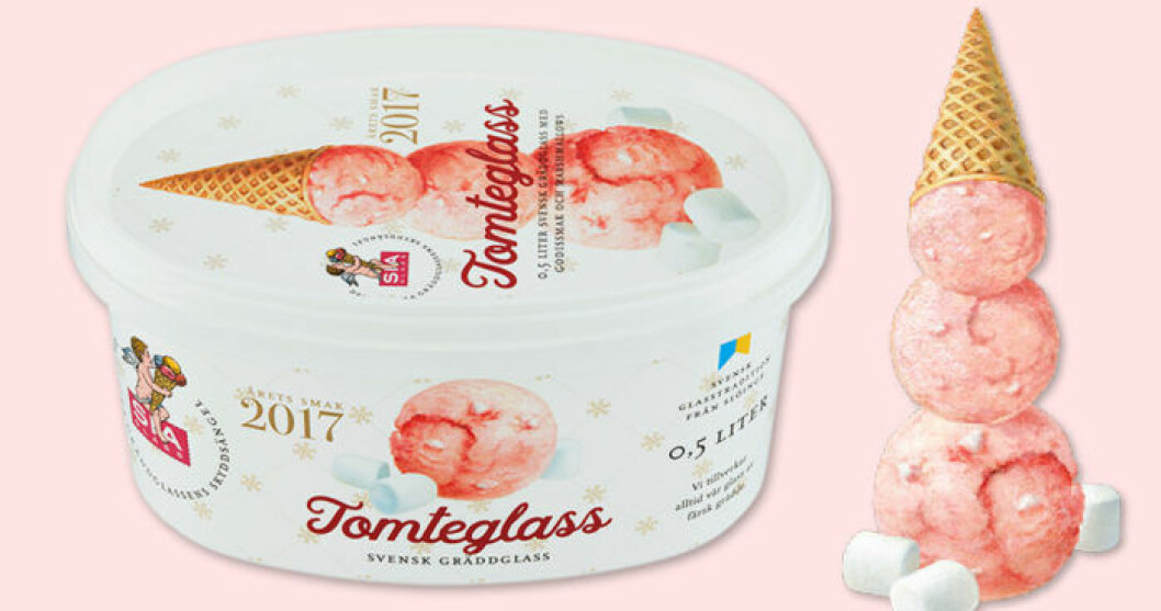 SIA lanserar tomteglass – så smakar den! SIA lanserar tomteglass – så smakar den!