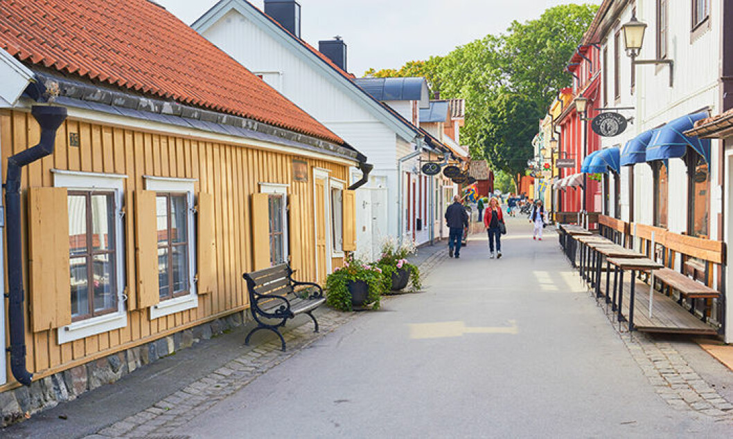 Stora Gatan i Sigtuna. Foto: IBL Historiska Sigtuna är ett bra utflyktsmål