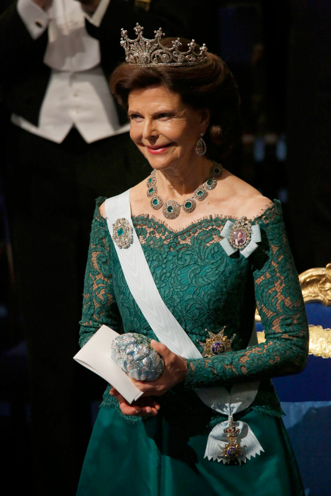 Drottning Silvia på Nobel 2018. Silvia Nobel 2018