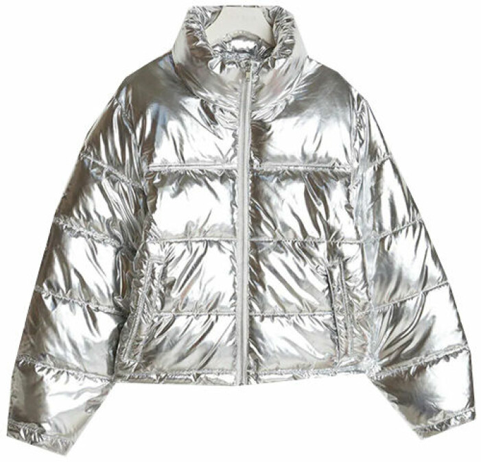 silvrig jacka gina tricot