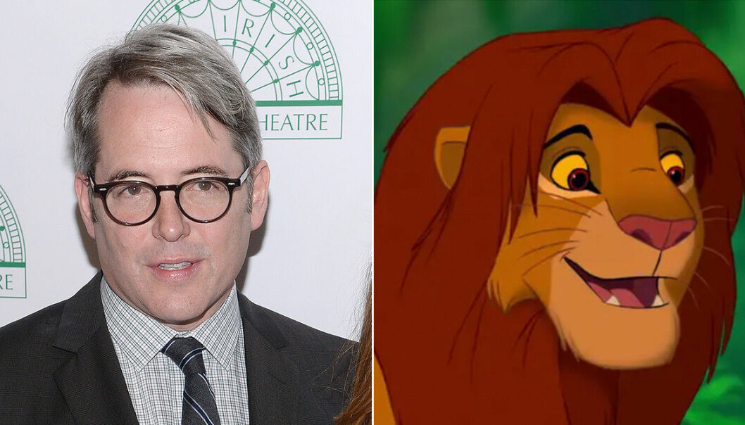 Matthew Broderick som vuxna Simba i Lejonkungen (1994):