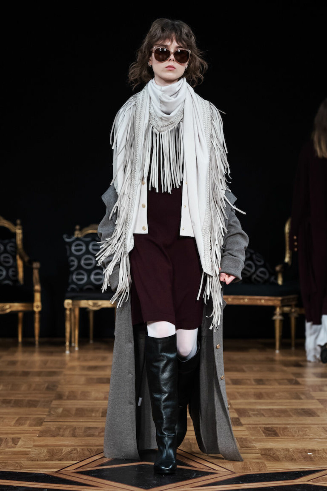 Busnel AW18 Sjal med fransar från Busnel AW18
