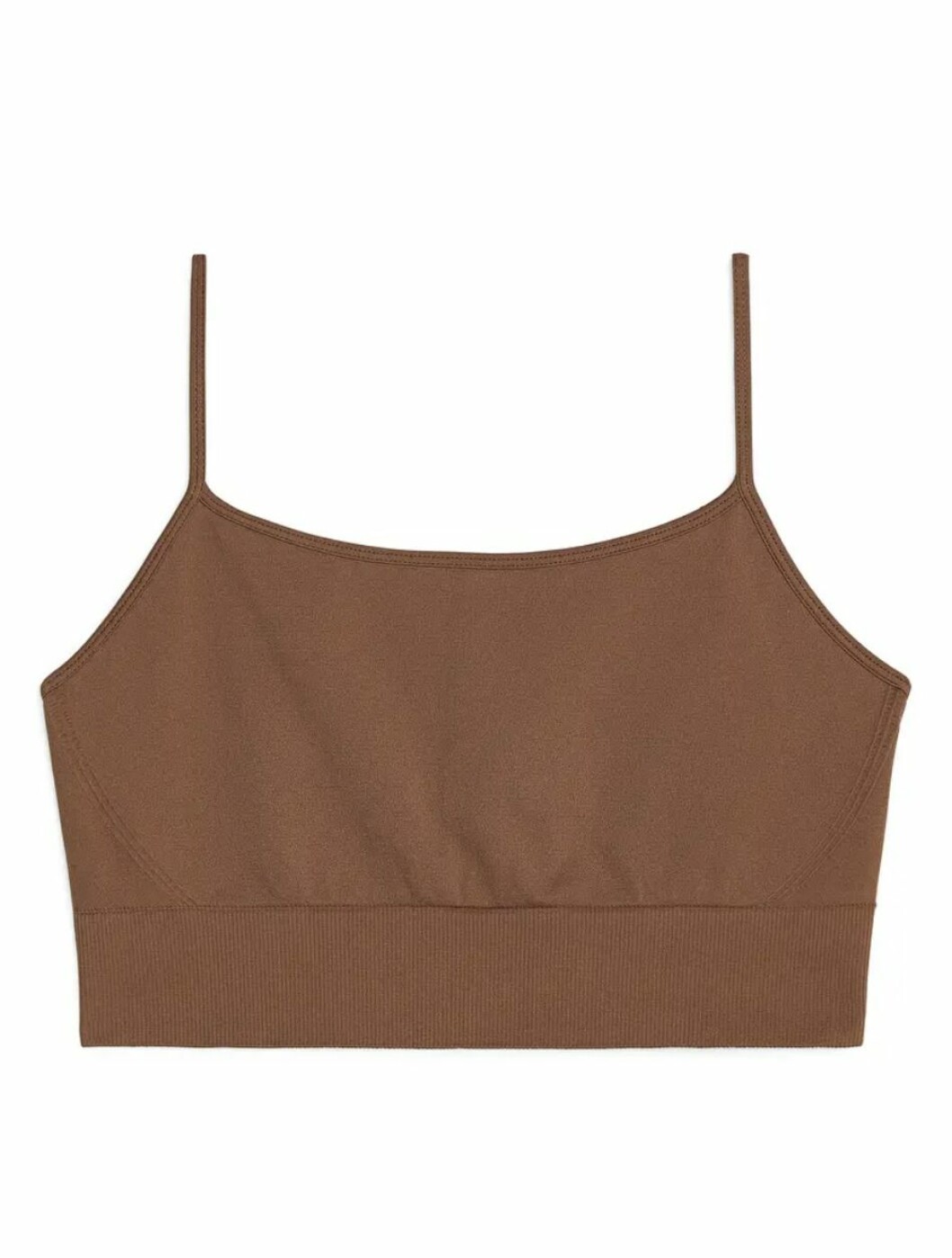 Brun sportbh i bekvämt material från Arket.
