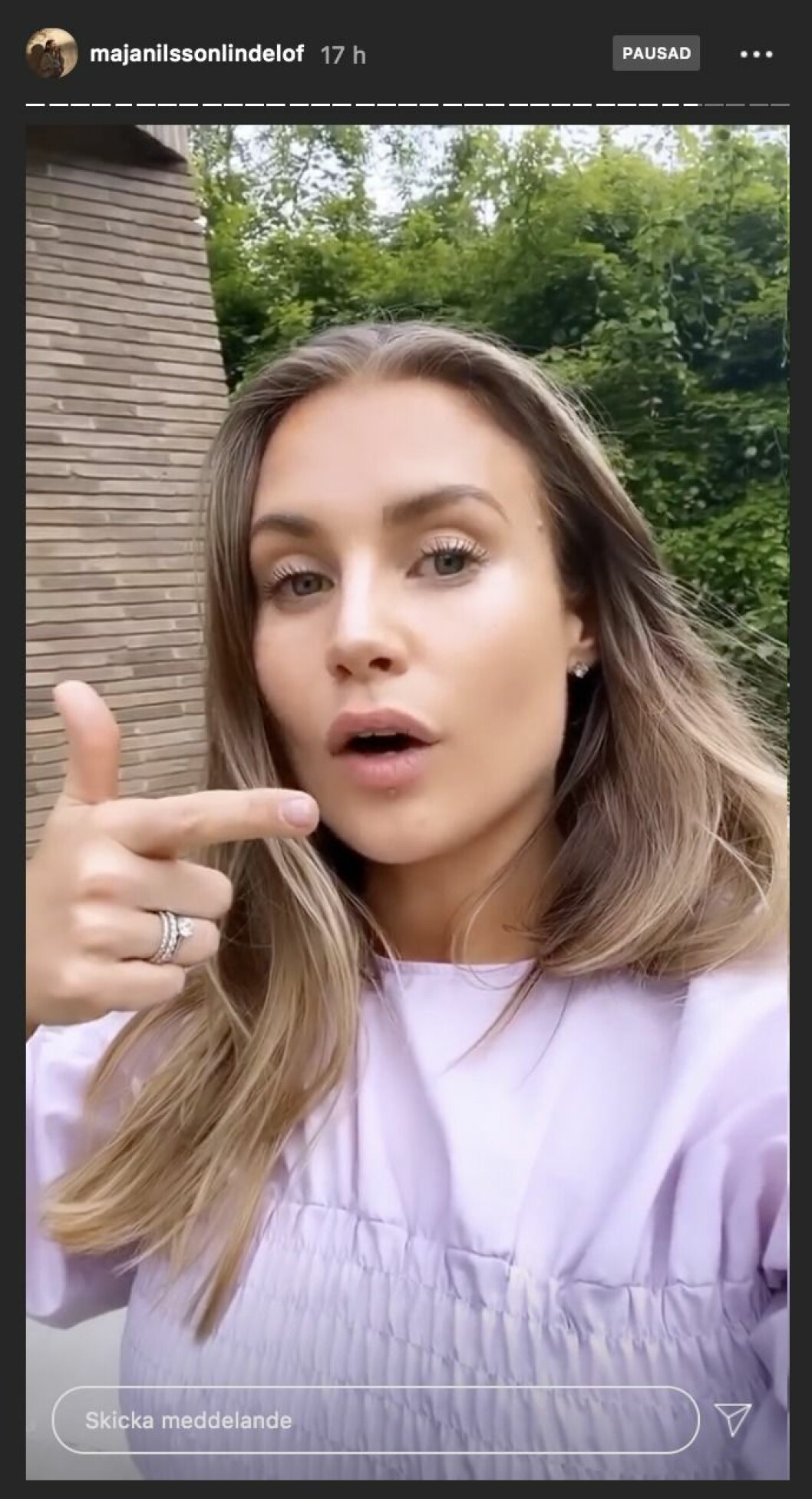 Maja Nilsson Lindelöf ryter ifrån