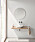 skandinaviskt minimalistiskt badrum