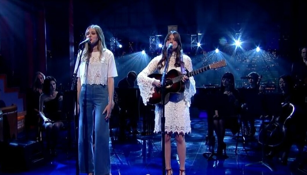 Se när First Aid Kit får David Letterman att tappa hakan!