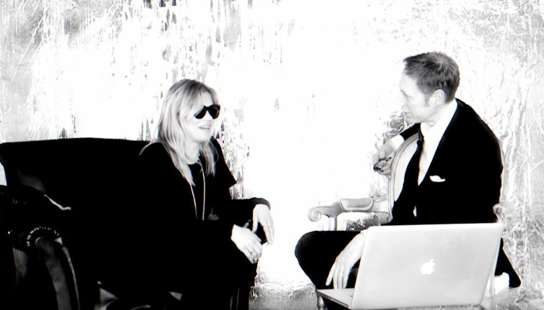 Kate Moss i intervju om att bli plåtad för Calvin Klein