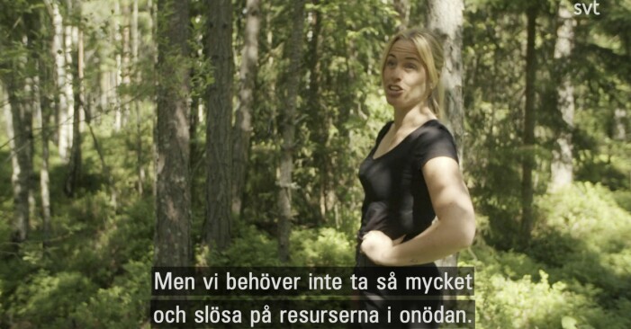 När hon inser att Johan inte heller sopsorterar blir det spiken i kistan. Susanna i Gift vid forsta ogonkastet