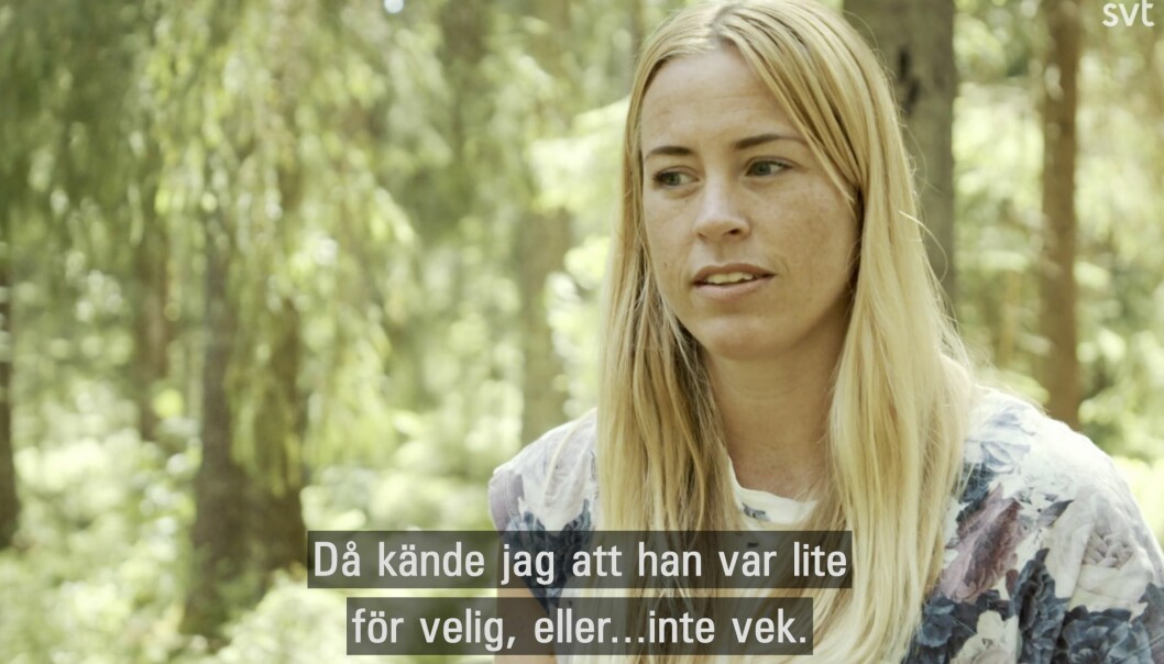Längtar till en parterapeut ska introducera konceptet kompromissa för Susanna och Johan. Susanna i Gift vid forsta ogonkastet