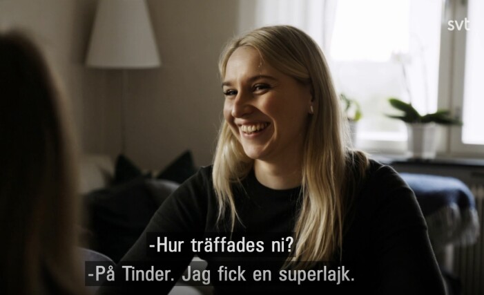 Elinoooor, så underbart att få se henne så glad och kär! Jag sa nyligen till en kompis att det bara är freaks som superlikear och att man aldrig ska likea tillbaka men nu har jag börjat ifrågasätta det! Gift vid första ögonkastet
