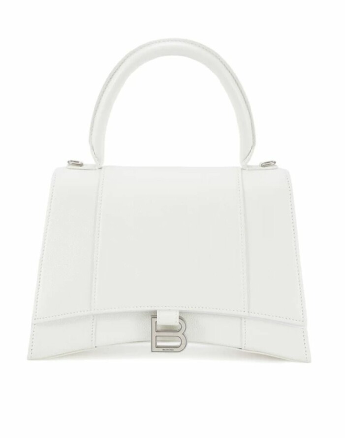 Vit liten handväska från Balenciaga