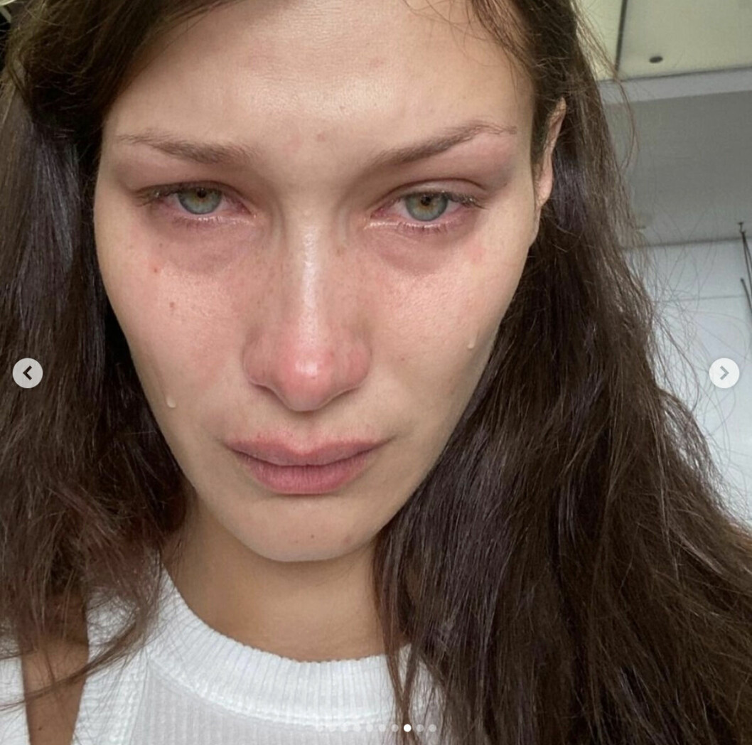 bild från bella hadids instagram