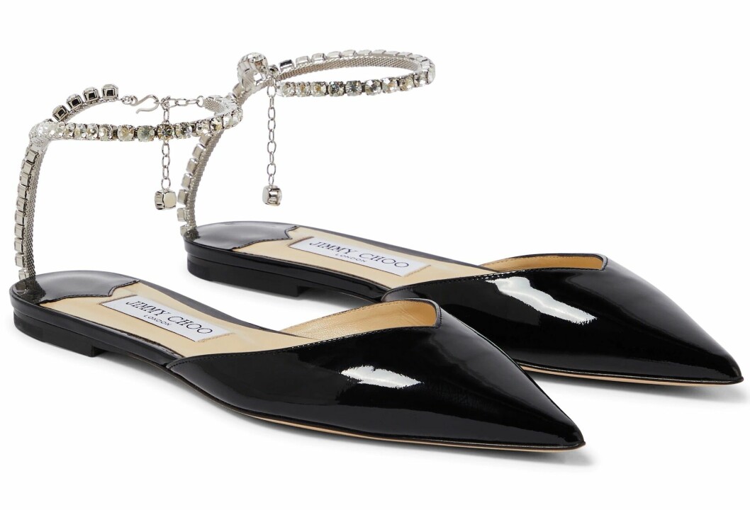 Skor med strass från Jimmy Choo.