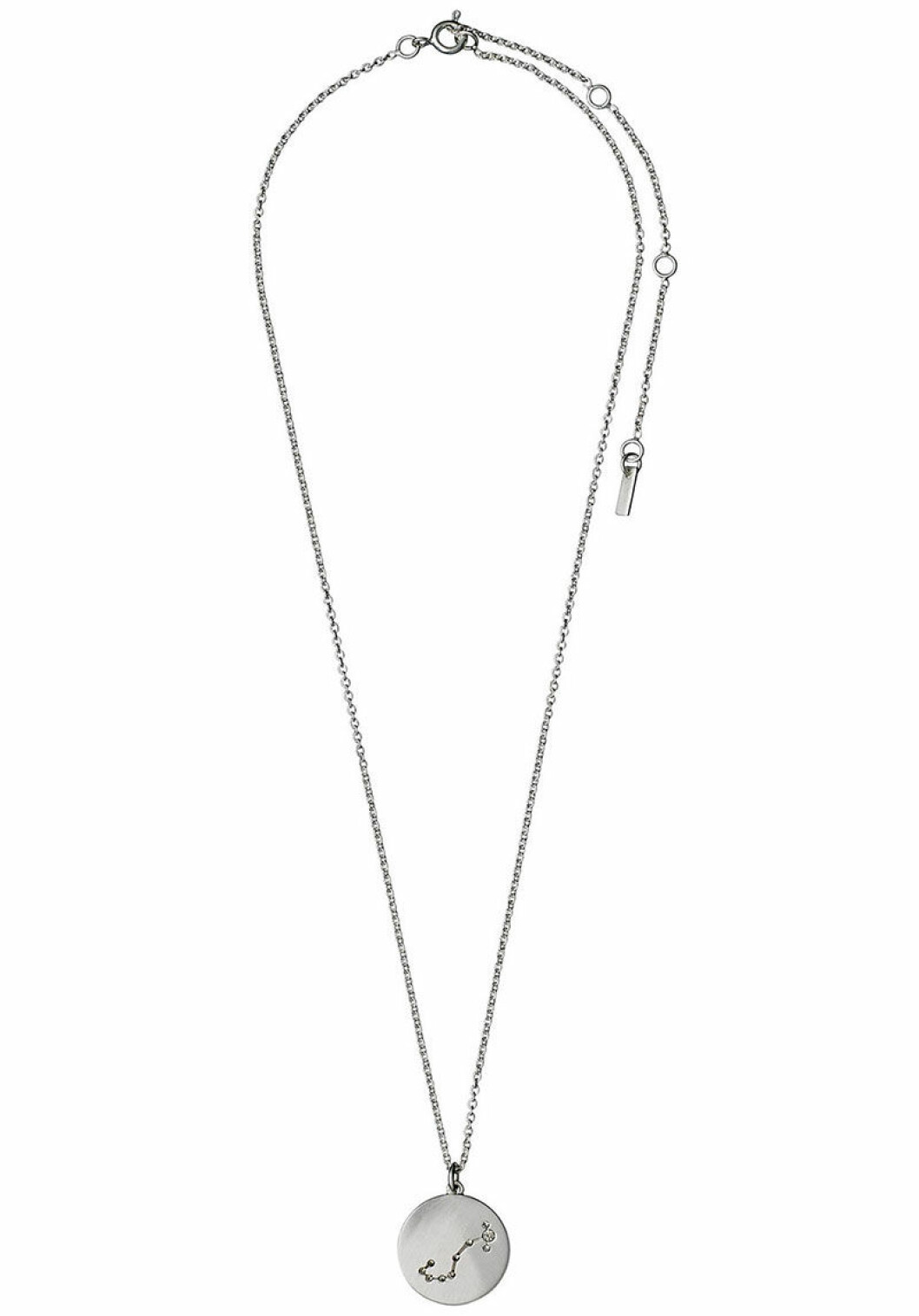 Skorpion horoskop halsband i silver