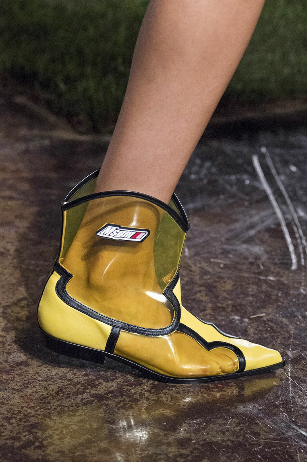 MSGM gul cowboyboots