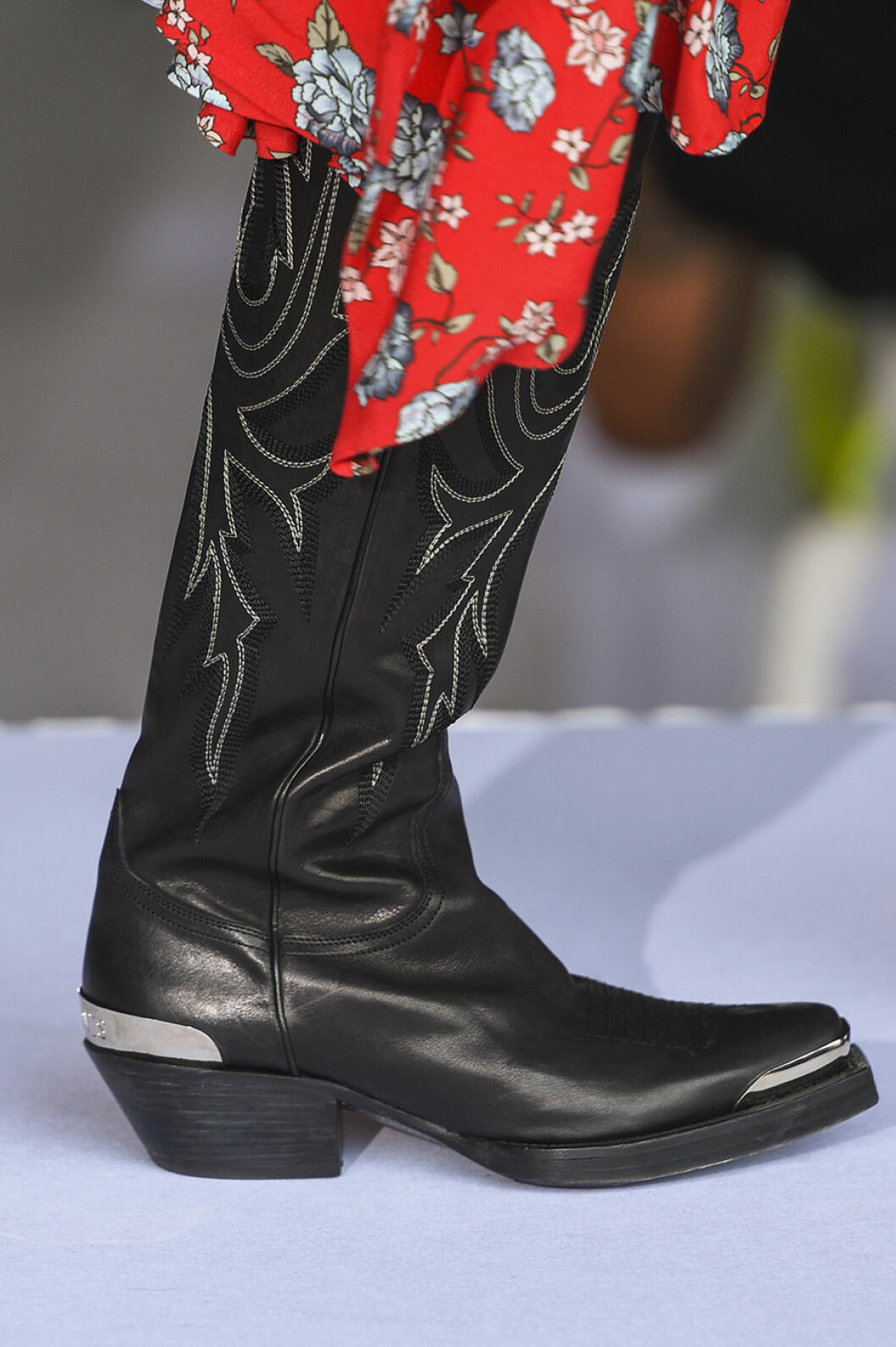 Vetements svarta cowboyboots