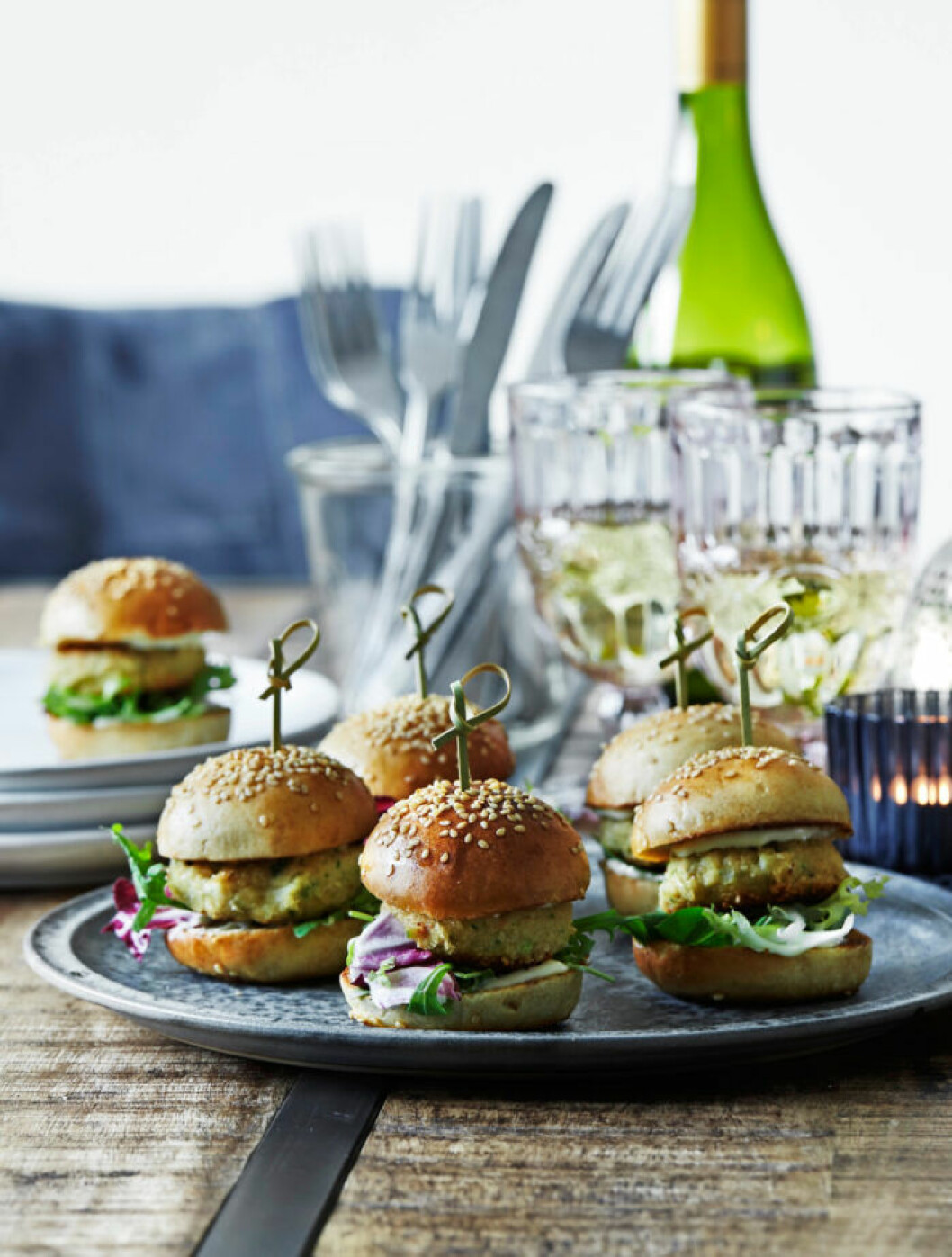 Sliders med krabba och aioli. Recept på sliders med krabba och aioli