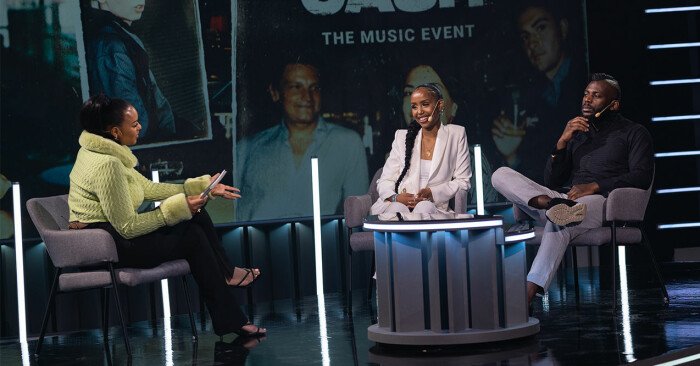 Amie Bramme Sey intervjuar Ayaan Ahmed som spelar Nala och Dada Fungula Bozela som spelar gängledaren Ravy. Snabba cash the music event
