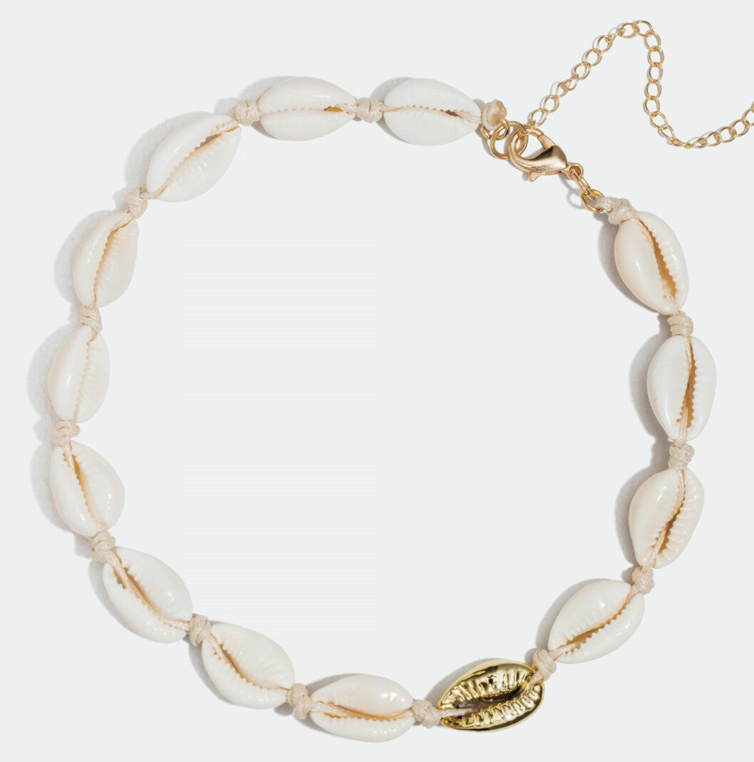 snäckhalsband från glitter