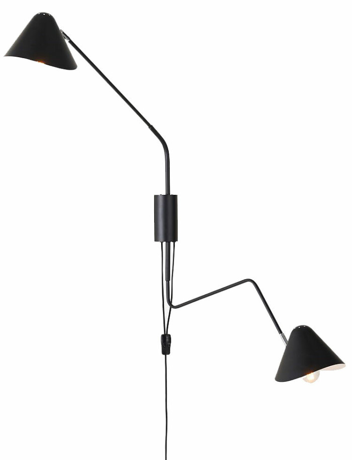 snygg vägglampa ellos