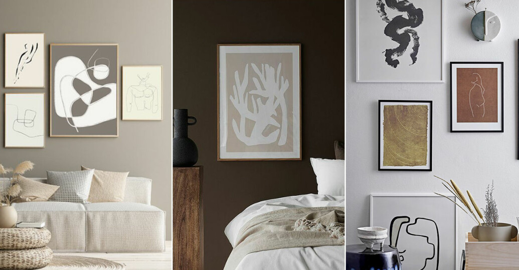 16 trendiga posters och tavlor att pryda dina väggar med 1 Stylish paintings and posters