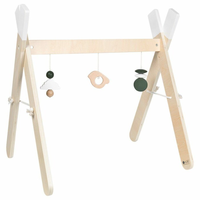 snyggt babygym i trä