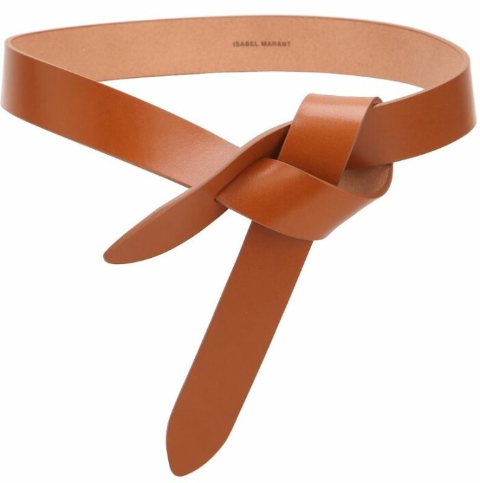 Snyggt och stilsäkert skärp från Isabel marant.