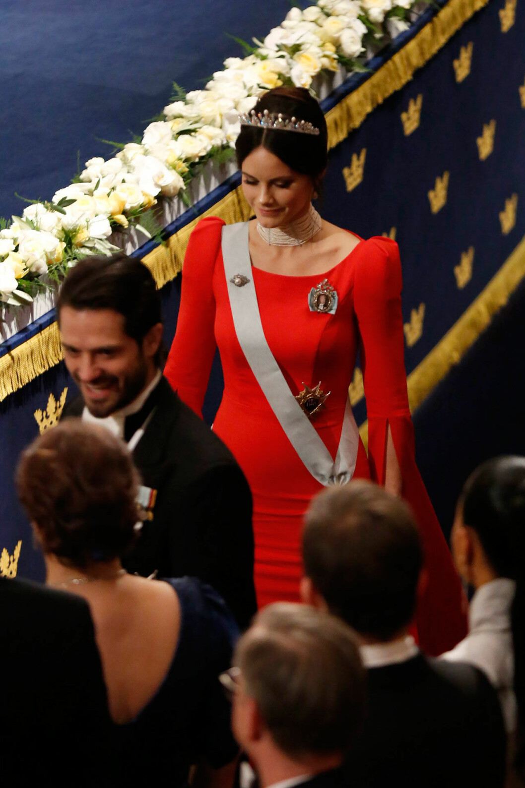 Prinsessan Sofia i sitt privata diadem. Prinsessan Sofia på Nobel 2018