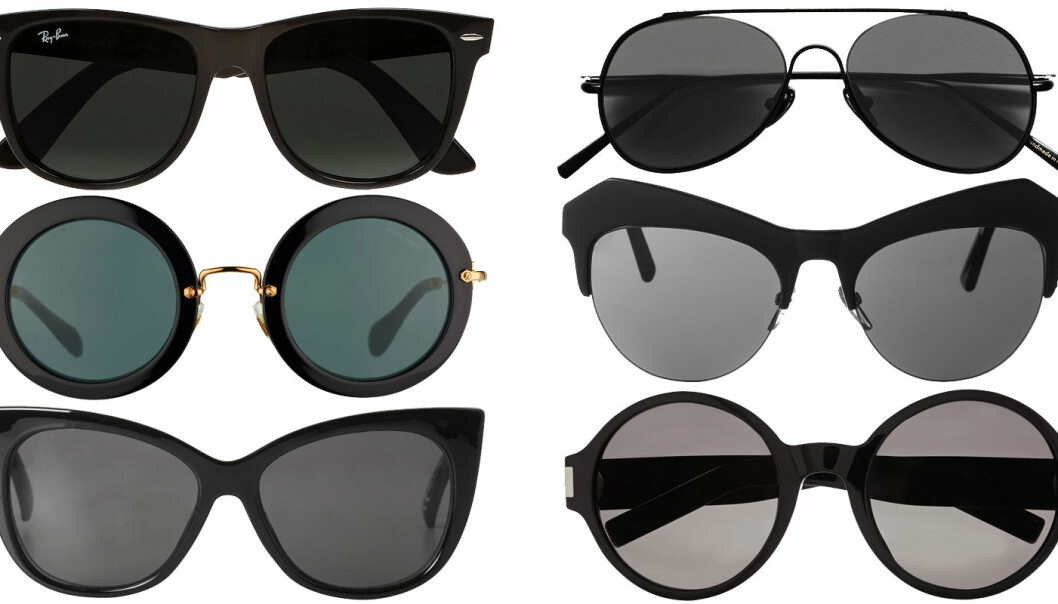 15 svarta solglasögon vi älskar!