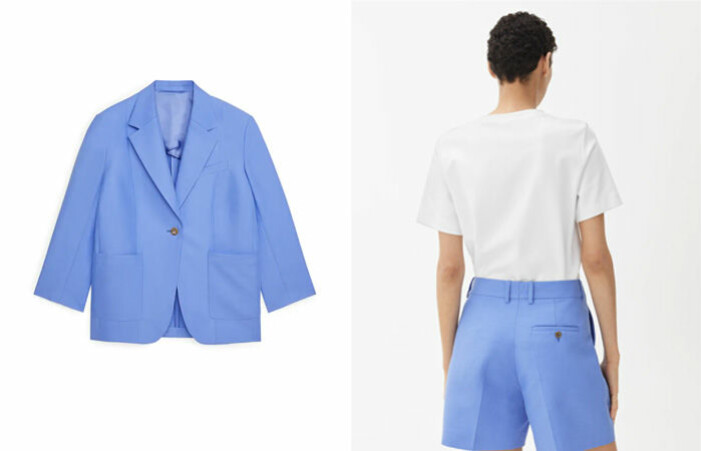 Kavaj och shorts från Arket.