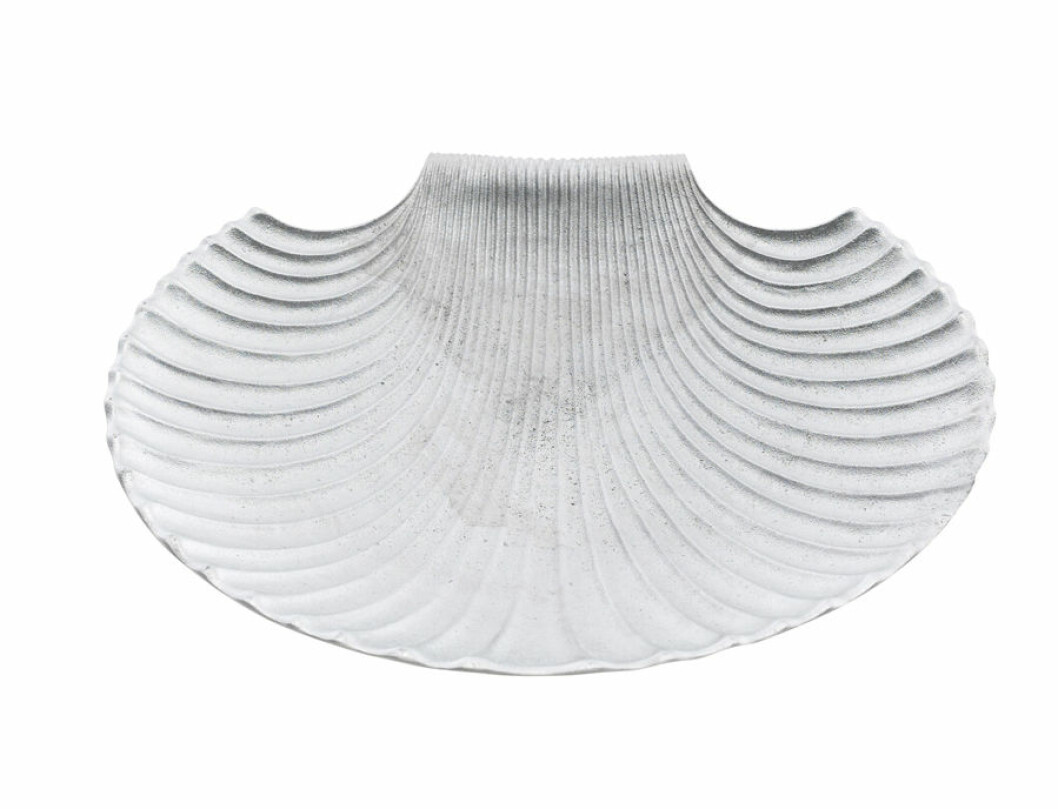 Fågelbad i sandgjutet aluminium