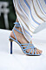 Jacquemus blåa strappy sandaler 
