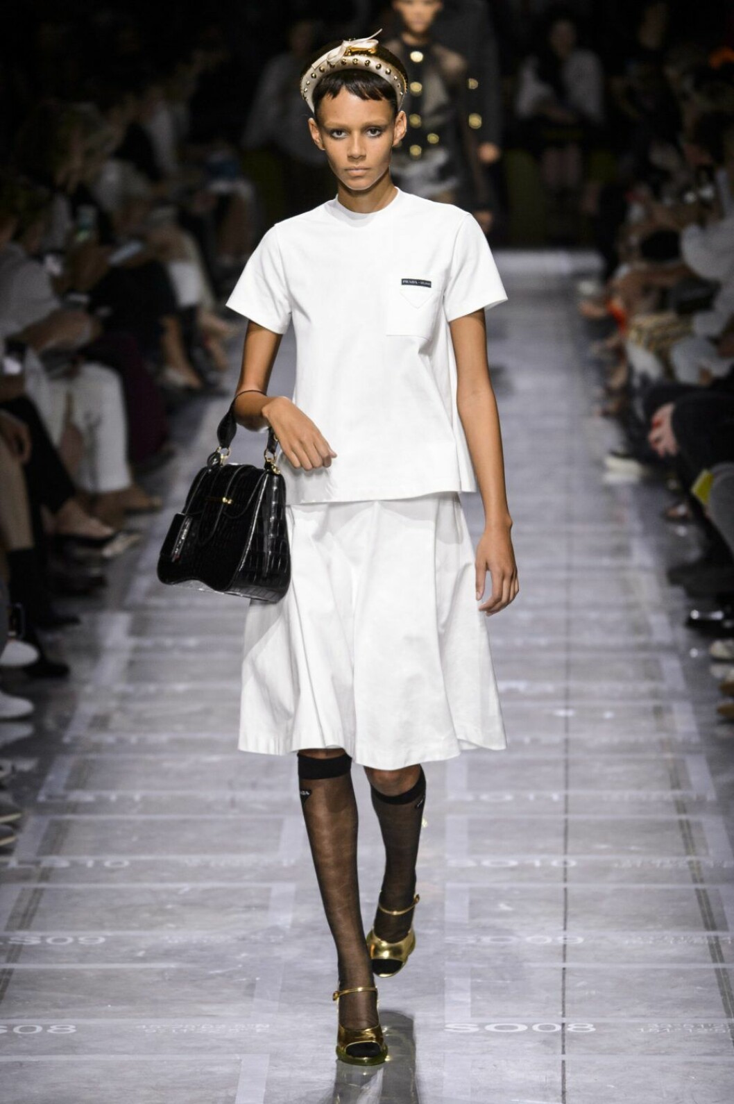 Prada Prada vit t-shirt ss-19