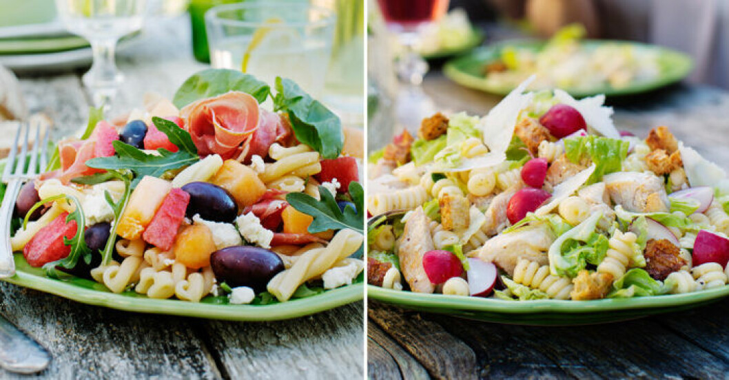 Pastasallad med en massa gott! Foto: Ulrika Ekblom Pastasallad med en massa gott!