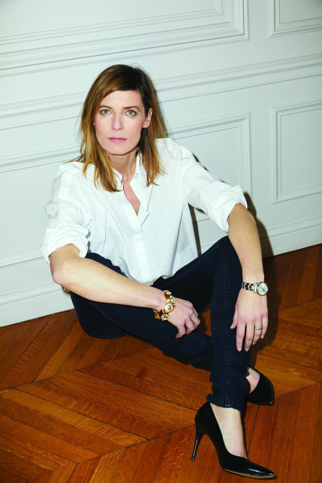 Inspireras av Vestiaire Collectives grundare Sophie Hersans stil.