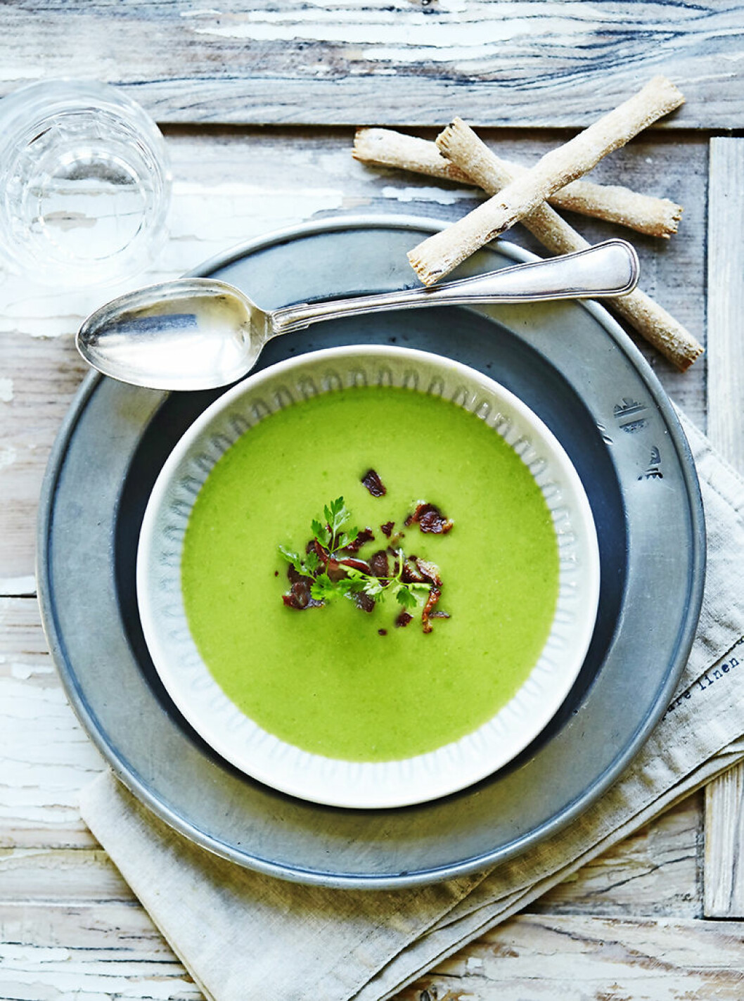 Grön ärtsoppa. Recept grön ärtsoppa.