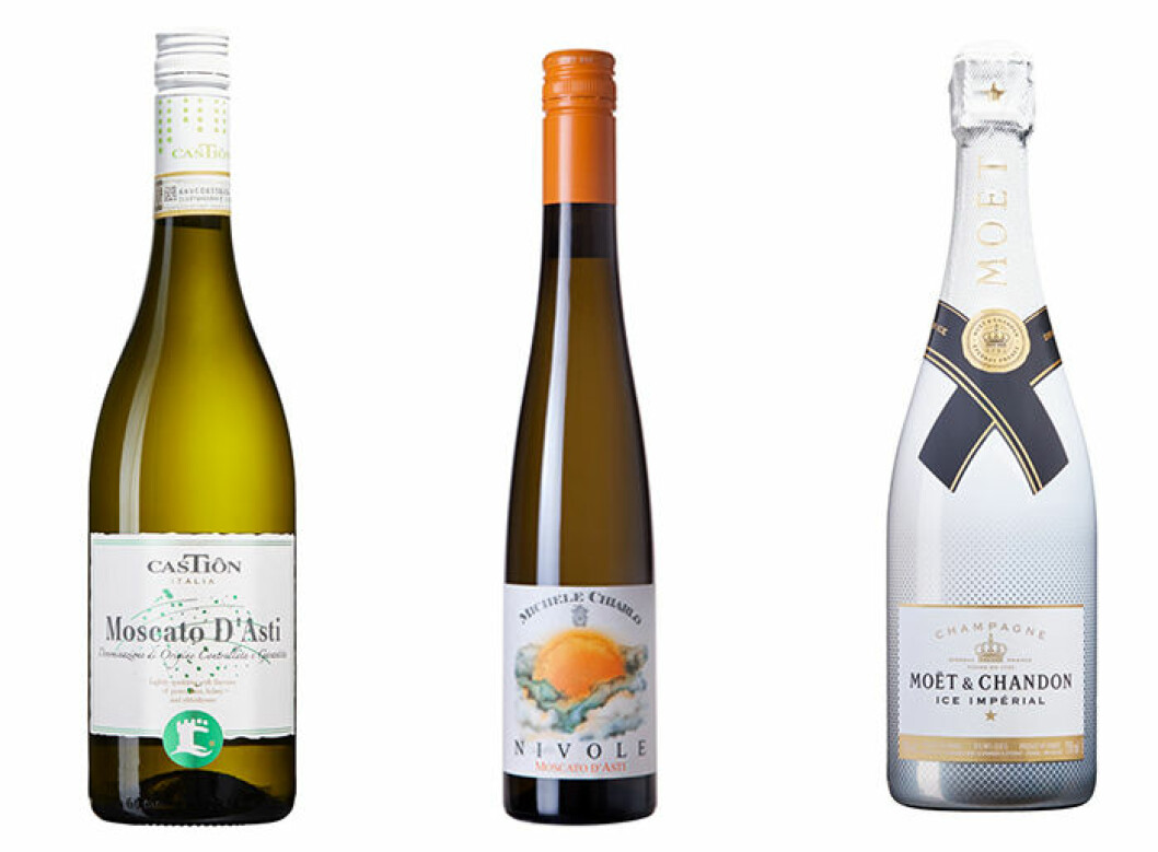 Tre vita viner som passar till champagne. Tre vita viner som passar till champagne.