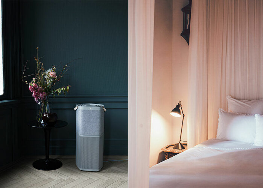 Ställ in Pure A9 från Electrolux i sovrummet två timmar innan du ska sova för en god natts sömn.