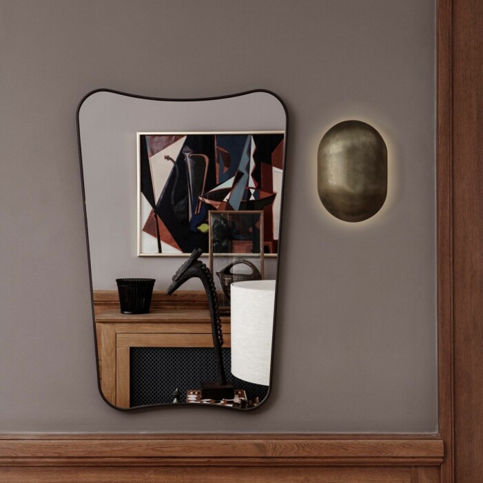 stor spegel rectangulaire gubi
