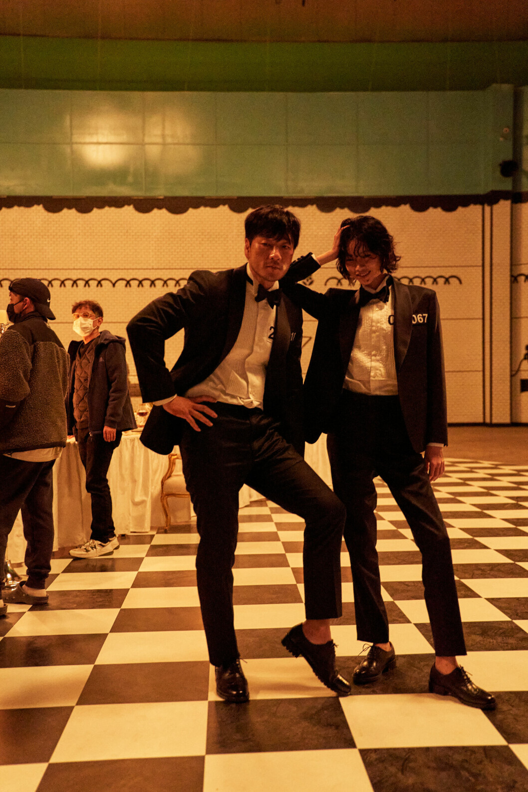 Park Hae-soo och Jung Ho-yeon i squid game
