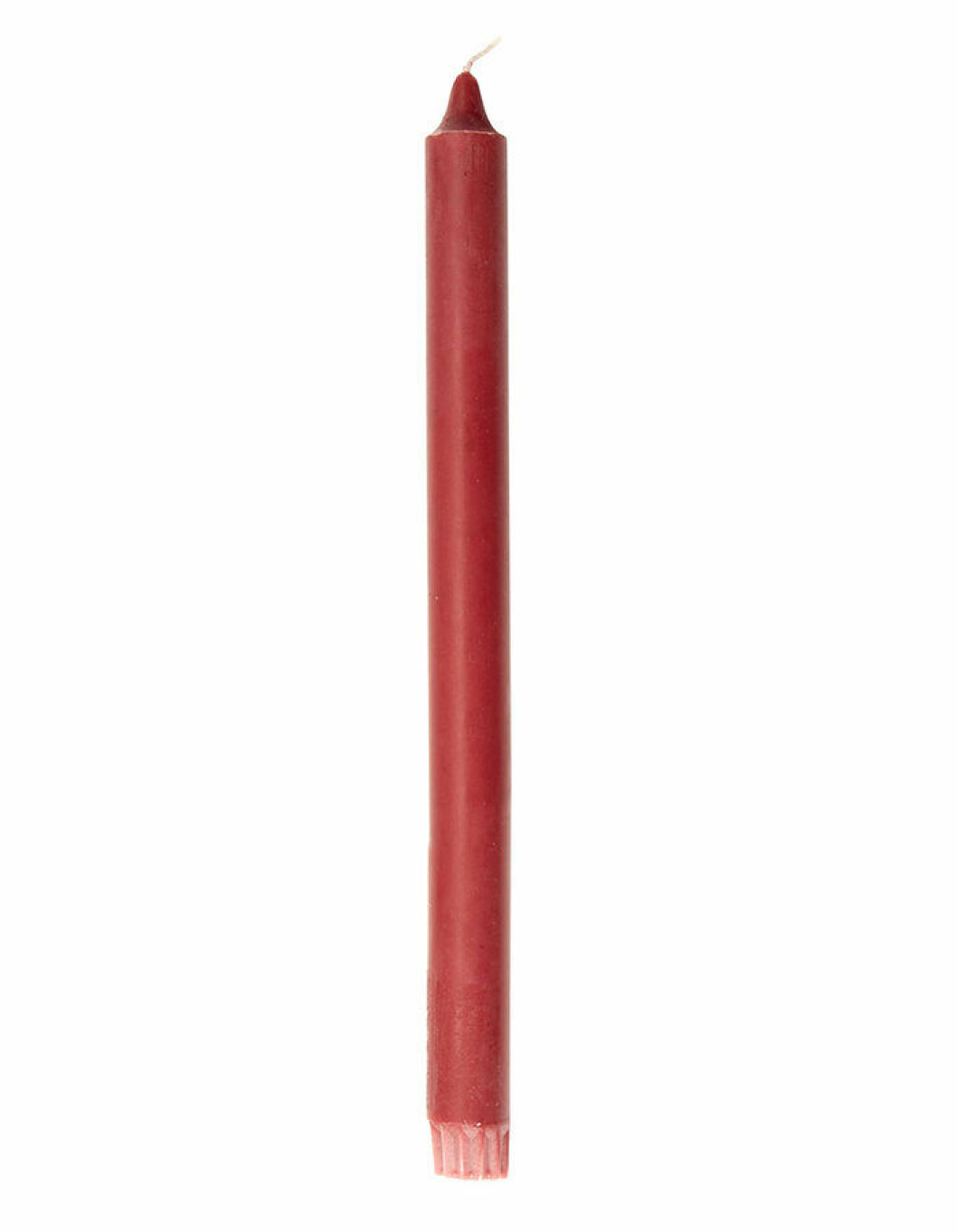 Rött svanenmärkt stearinljus