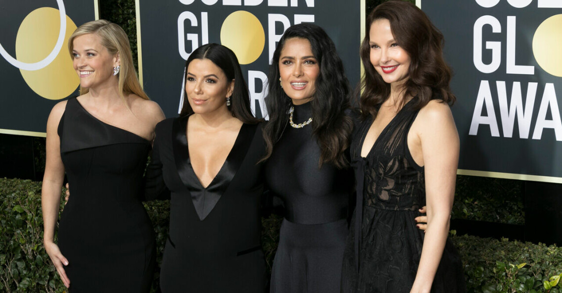 Kändisar i svart på Golden Globe 2018