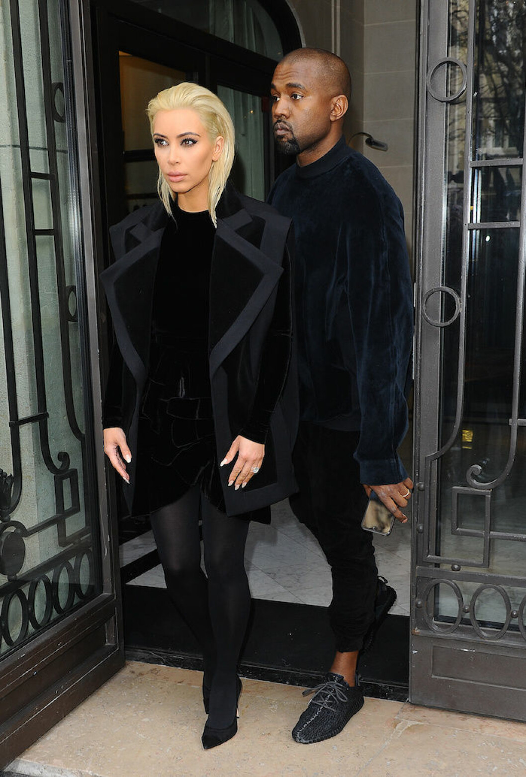 Kims new hairdo at Balmain